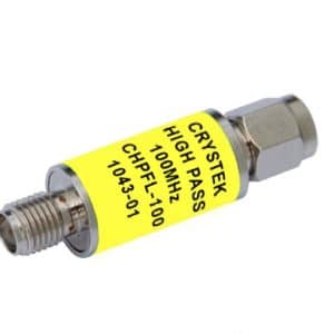 High Pass Filter 100 MHz