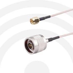 N Male to SMA Male Pigtail 25cm