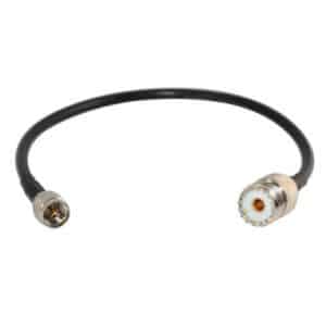 Mini UHF male to SO239 female pigtail